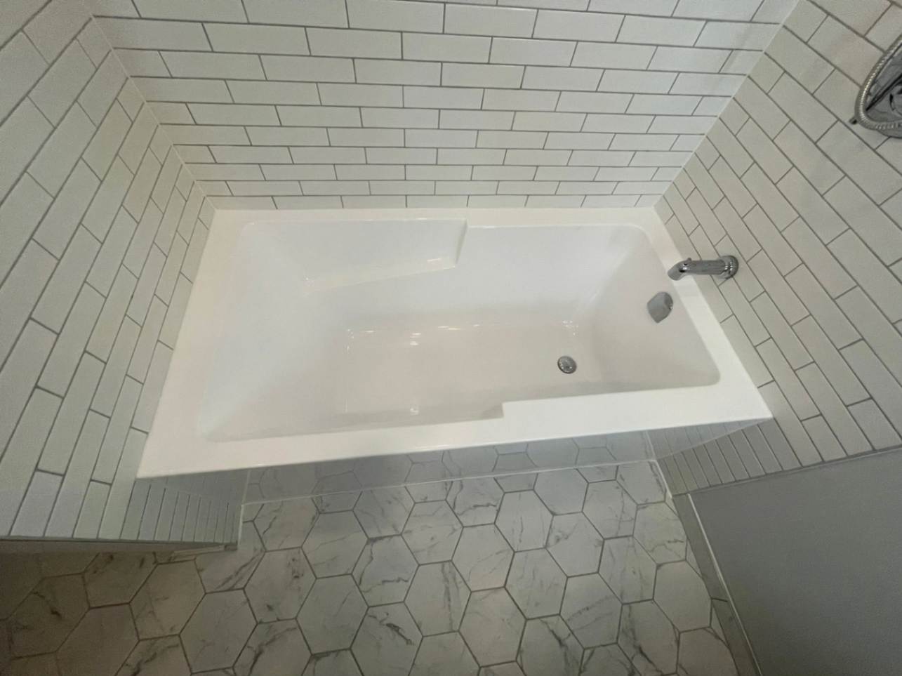 Luxury bathtub in Kanata bathroom